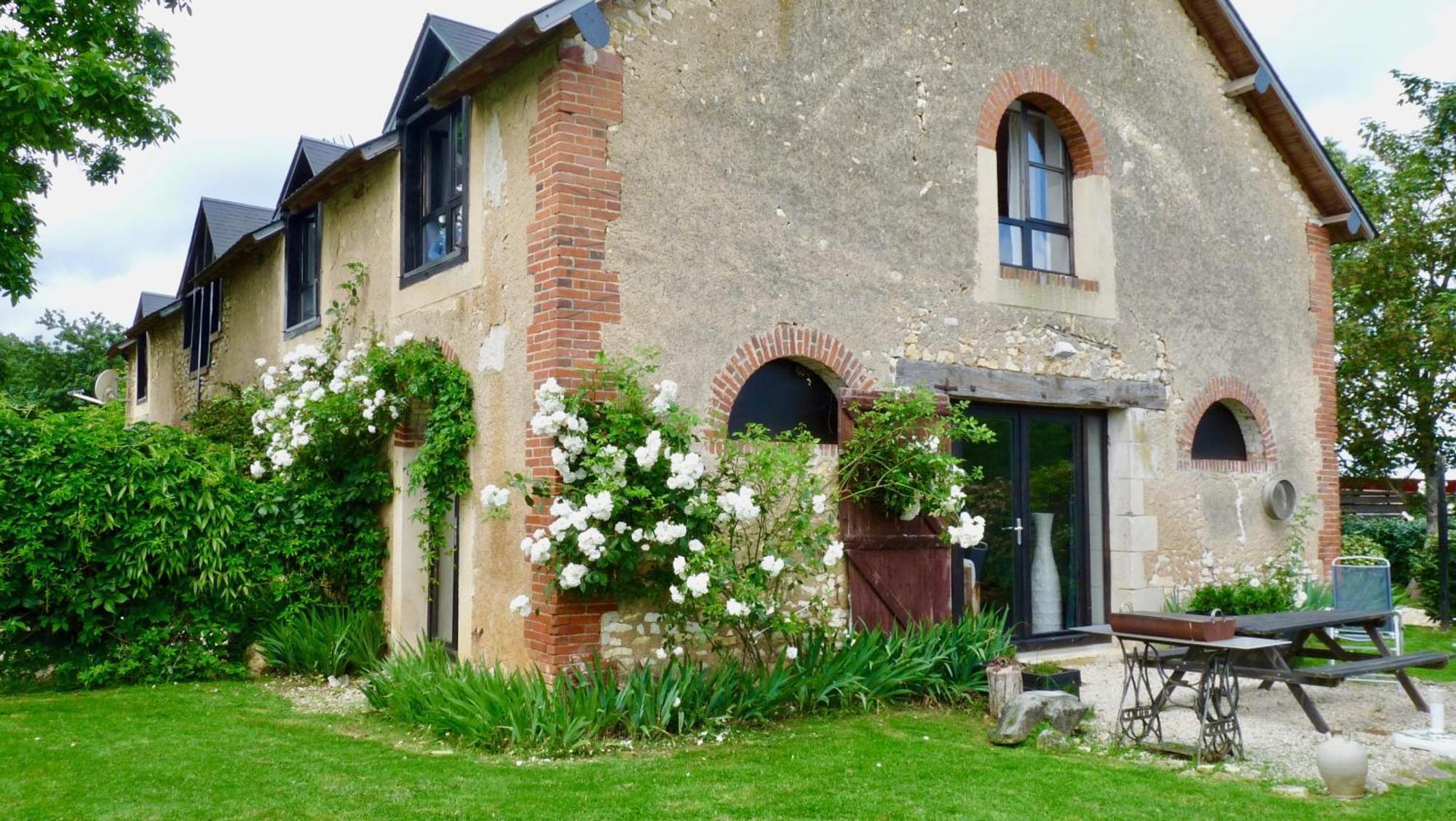 La Ligne Bed & Breakfast Angles-sur-lʼAnglin Exterior foto